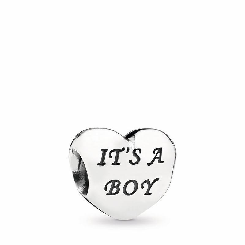 Pandora Baby Boy Charm - Sterling Silver/Blue/Cubic Zirconia - Canada | DM1318AF